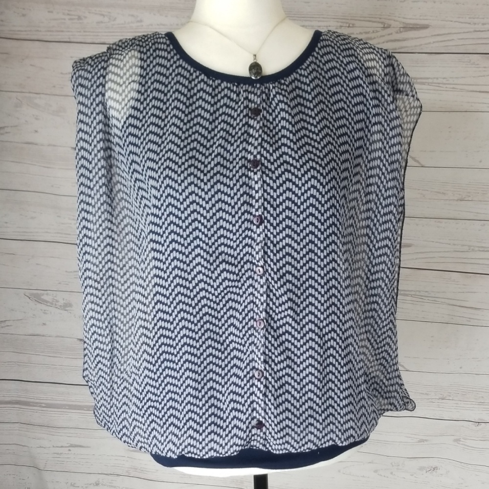 Elliza Donatein Womens shirt top Large